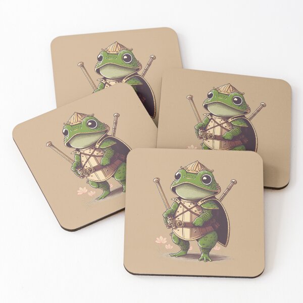 Item preview, Kawaii Frog in Armor designed and sold by Wallapana.