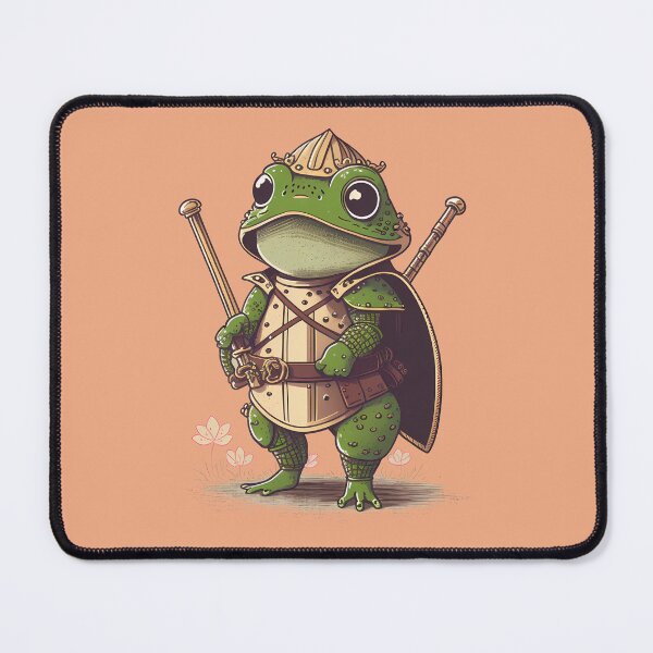 Item preview, Kawaii Frog in Armor designed and sold by Wallapana.
