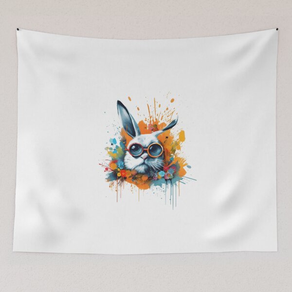 Item preview, Colorful Rabbit designed and sold by Hikiversity.