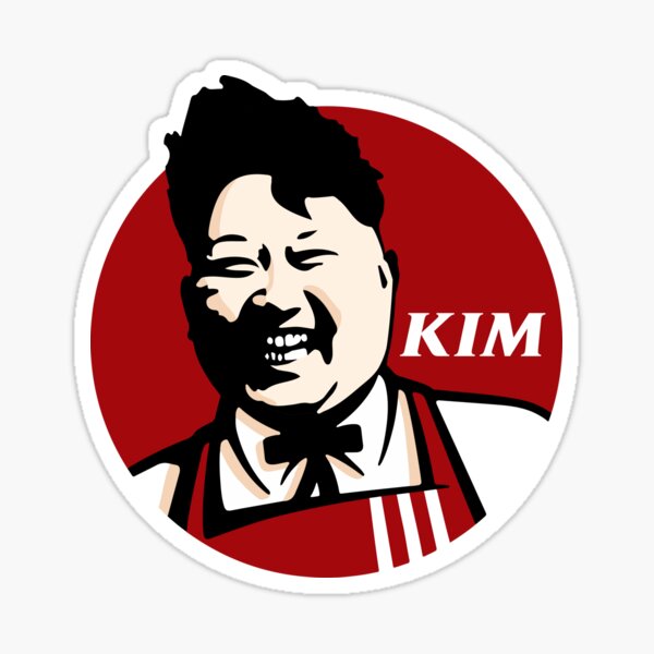 North Korean Fried Chicken Sticker