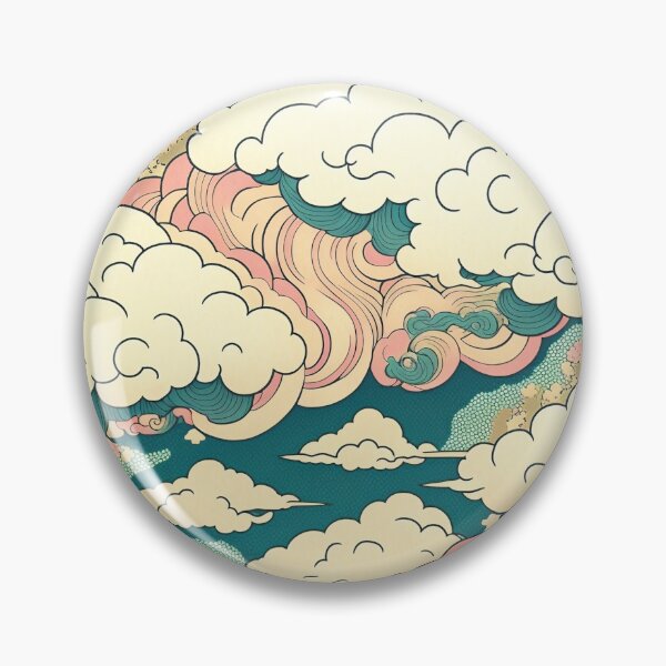 Item preview, Japanese Cloud Pattern - Symbol of Fortune and Resilience designed and sold by kfir marco.