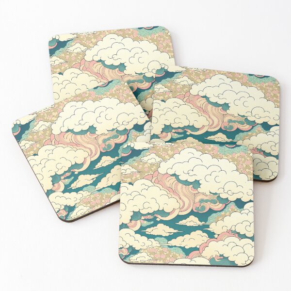 Item preview, Japanese Cloud Pattern - Symbol of Fortune and Resilience designed and sold by kfir marco.