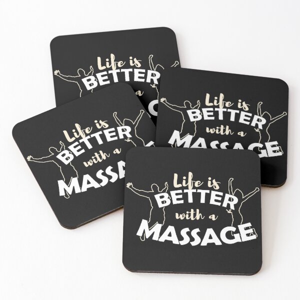 Item preview, Life Is Better With A Massage Light Text designed and sold by MadfishDesigns.