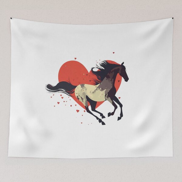 Item preview, Horse Lover Heart | Horse Remembrance designed and sold by PlayfulPrint.