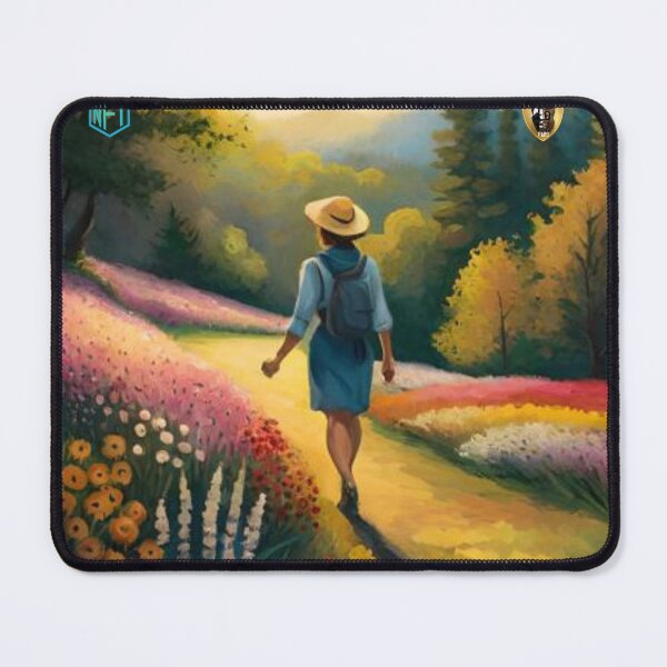 Item preview, Ascending Horizons: AI-Generated NFT Art of Women Hiking in Mountains designed and sold by LoFaroShop.