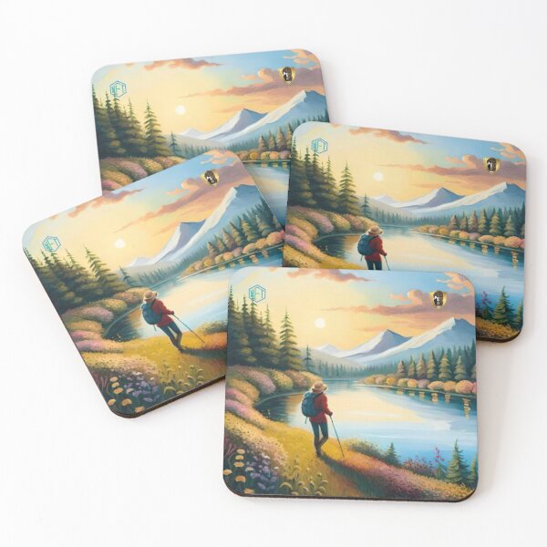 Item preview, Ascending Horizons: AI-Generated NFT Art Inspired by Women's Hiking Adventures designed and sold by LoFaroShop.