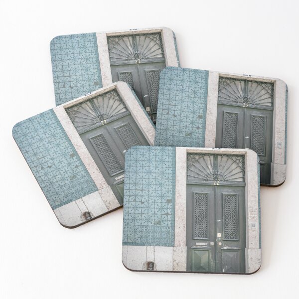 Item preview, Turquoise Portugues Tiles | Alfama House Wall Lisbon designed and sold by PhotosByVille.