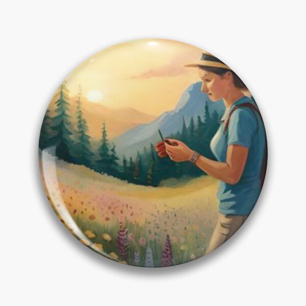 Item preview, Mountain Vista NFT: AI-Generated Art Celebrating Women in Nature designed and sold by LoFaroShop.