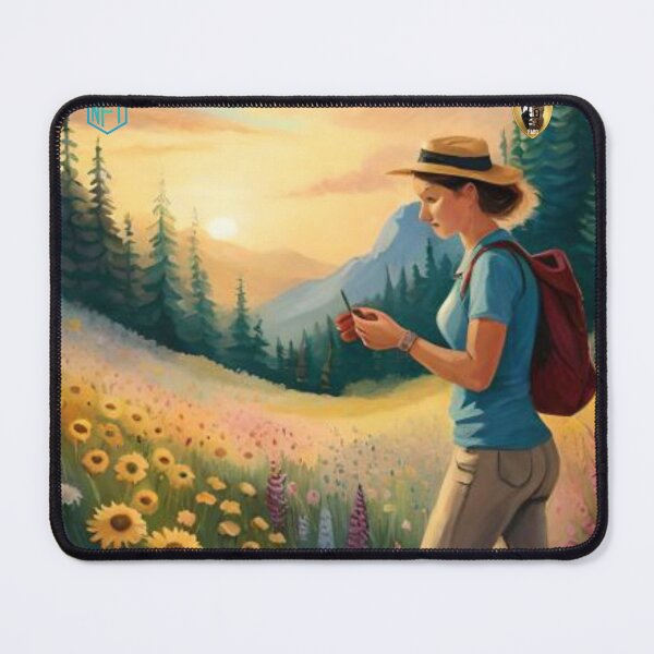 Item preview, Mountain Vista NFT: AI-Generated Art Celebrating Women in Nature designed and sold by LoFaroShop.