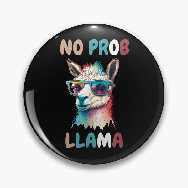Item preview, No Prob Llama designed and sold by LlamaLoversShop.
