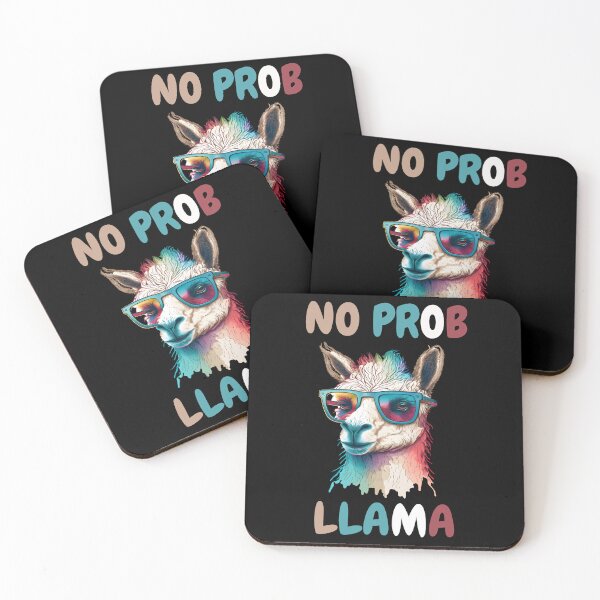 Item preview, No Prob Llama designed and sold by LlamaLoversShop.