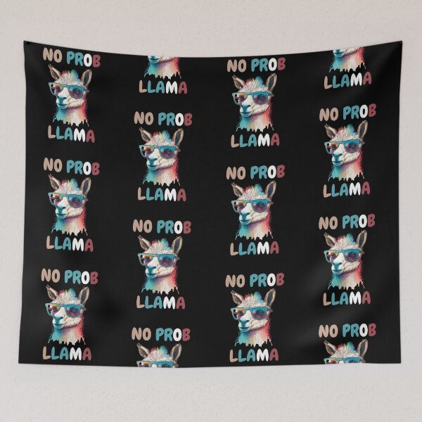 Item preview, No Prob Llama designed and sold by LlamaLoversShop.
