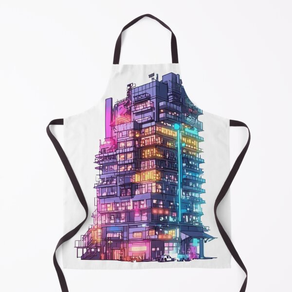 Item preview, Neon Highrise cyberpunk style building designed and sold by ArtisticKevin.
