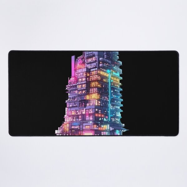 Item preview, Neon Highrise cyberpunk style building designed and sold by ArtisticKevin.