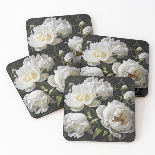 Item preview, White Peonies  designed and sold by Vanover Designs.