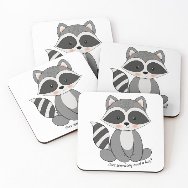Item preview, Does Somebody Need A Hug? Raccoon designed and sold by BrinaandPops.