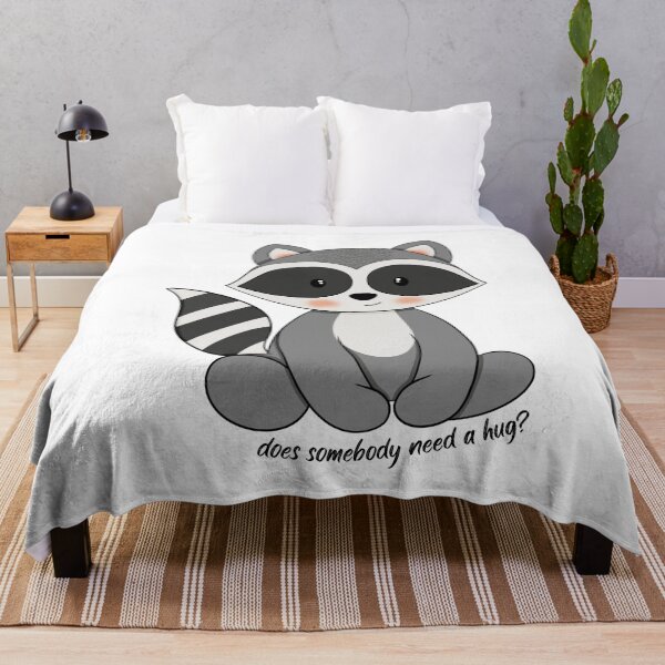 Item preview, Does Somebody Need A Hug? Raccoon designed and sold by BrinaandPops.