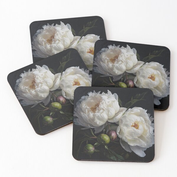 Item preview, White Peonies  designed and sold by Vanover Designs.