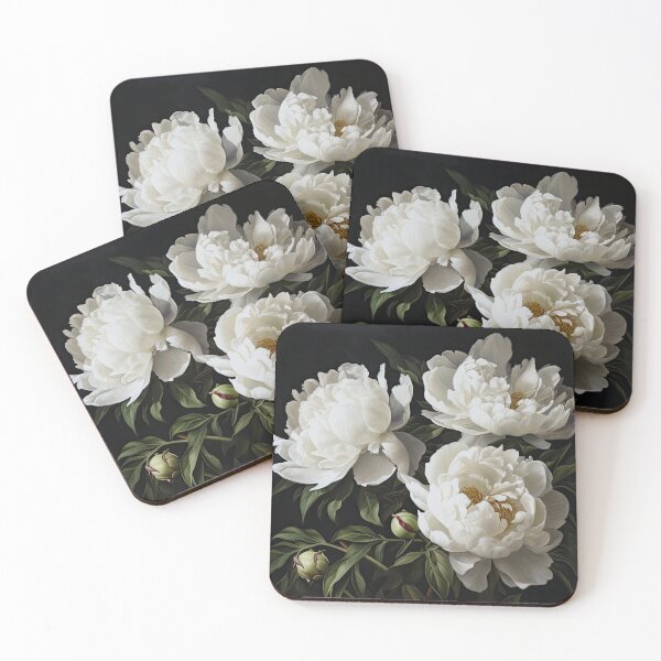 Item preview, White Peonies  designed and sold by Vanover Designs.