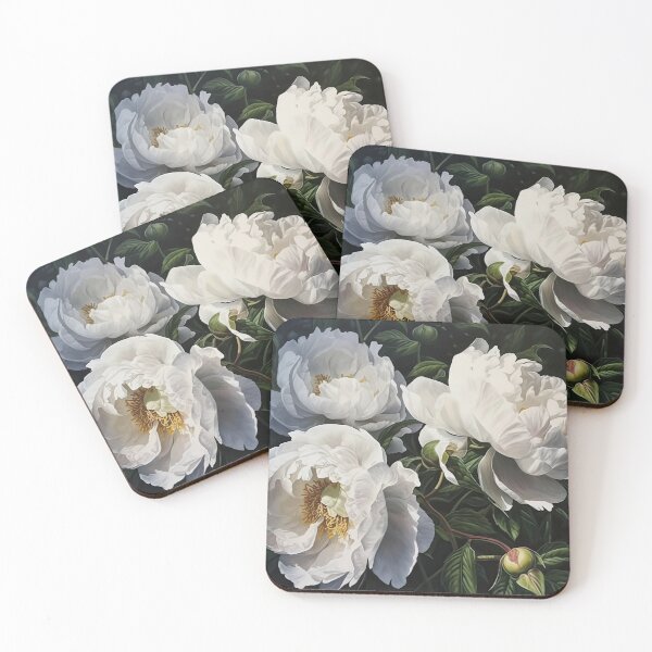 Item preview, White Peonies  designed and sold by Vanover Designs.