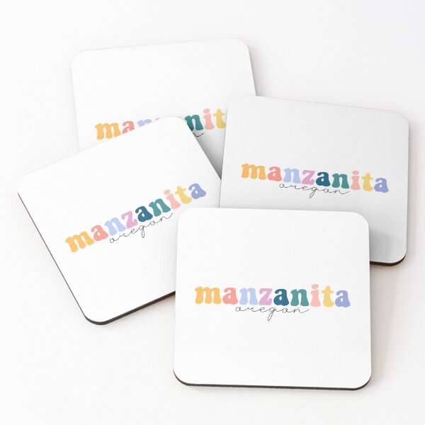 Item preview, Manzanita Oregon Groovy Rainbow Pastel Lettering designed and sold by sourpanda.