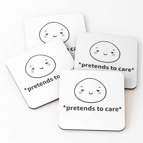 Item preview, Pretends to care face designed and sold by Teliiia.