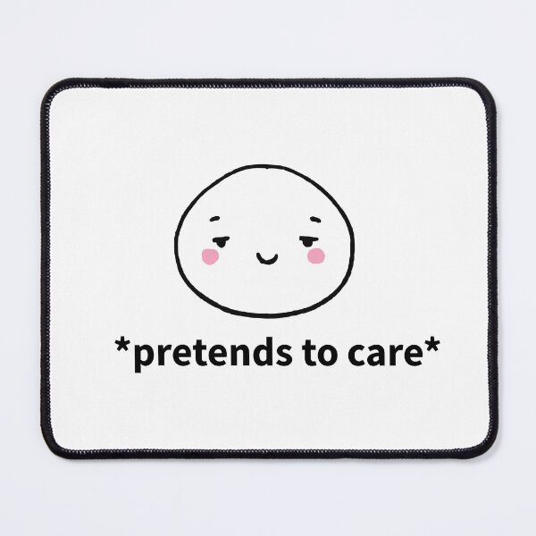 Item preview, Pretends to care face designed and sold by Teliiia.
