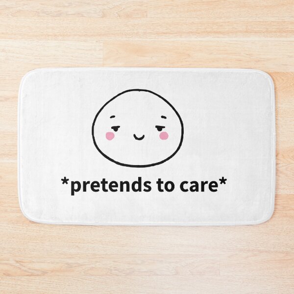 Item preview, Pretends to care face designed and sold by Teliiia.