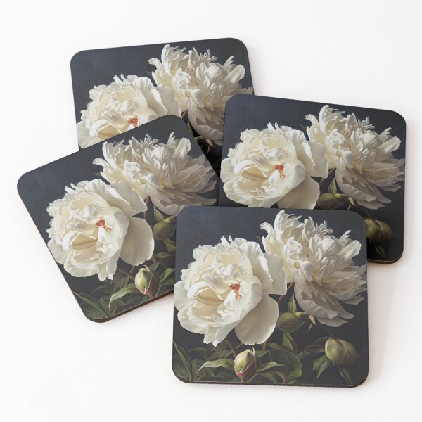 Item preview, White Peonies  designed and sold by Vanover Designs.