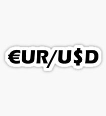 Forex EUR / USD Sticker