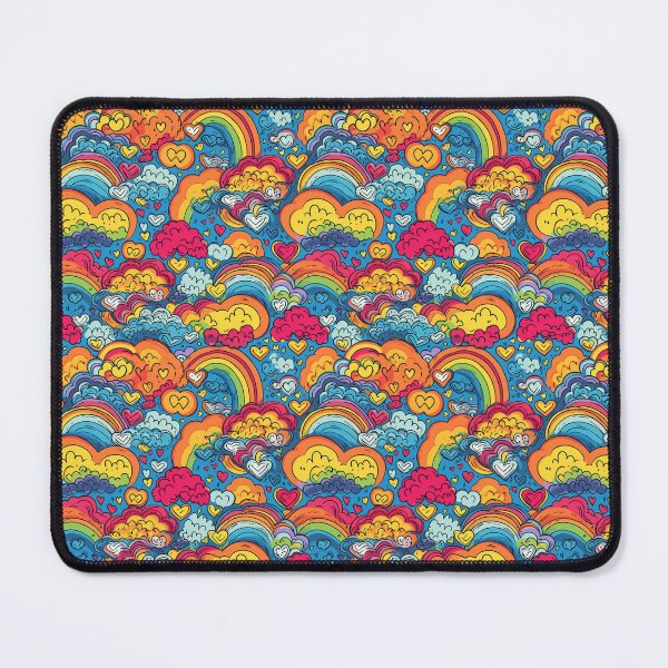 Item preview, Whimsical Rainbow Love Hearts and Clouds designed and sold by Adam Prettyjohns.
