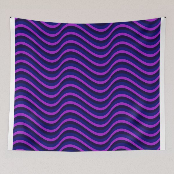 Item preview, Colorful Stripes Blackcurrant Murmur designed and sold by elan-studios.