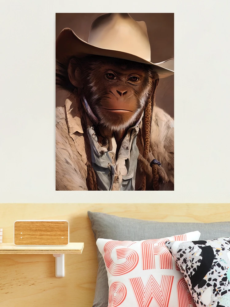 Lámina fotográfica for Sale con la obra «Chico el mono ladrón de Oh! Hola  Mundo» de OhHelloWorld
