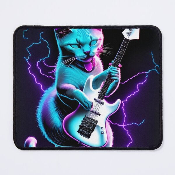 Item preview, Music T-shirt Cat Play Guitar VOL 1 designed and sold by recipestv7.