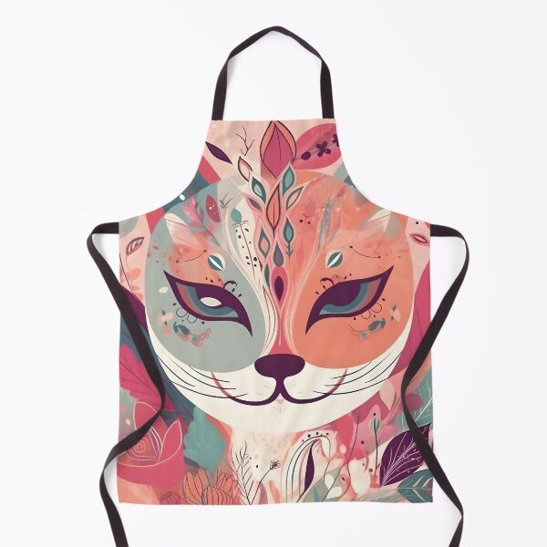 Item preview, Content Cat - Abstract Boho Art Print designed and sold by Digital Artifacts.