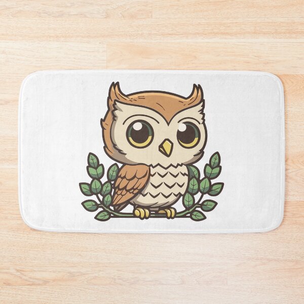 Item preview, Cute Owl Sitting On A Branch designed and sold by KrieytPrintz.