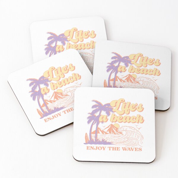 Item preview, Retro - life's a beach, enjoy the waves designed and sold by jechaiyells.