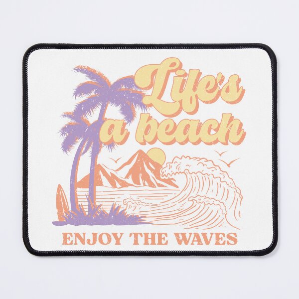 Item preview, Retro - life's a beach, enjoy the waves designed and sold by jechaiyells.