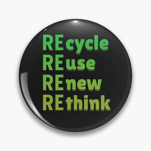 Item preview, Recycle Reuse Renew Rethink earth day designed and sold by somi3art.