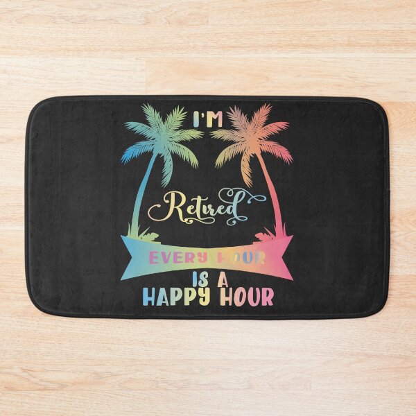 Item preview, Palm I'm Retired Every Hour Is A Happy Hour designed and sold by fatydesignspace.