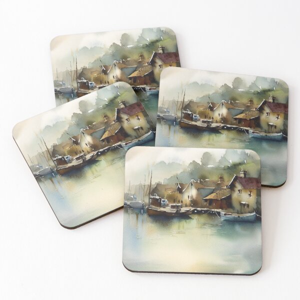 Item preview, Fishing Village designed and sold by Donkey's Salad.