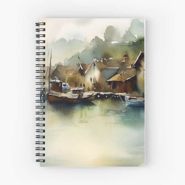Item preview, Fishing Village designed and sold by Donkey's Salad.