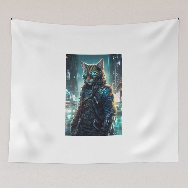 Item preview, Cyberpunk Felines #20C038CB0 designed and sold by nixlim.