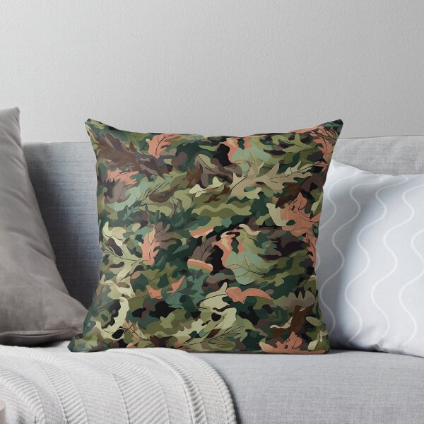 Item preview, Camo leaf design camouflage army greens designed and sold by CactusPan.