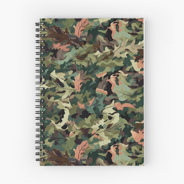Item preview, Camo leaf design camouflage army greens designed and sold by CactusPan.