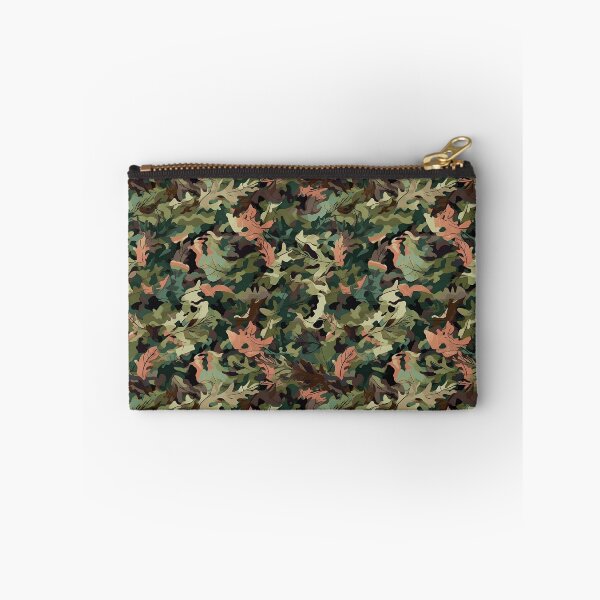 Item preview, Camo leaf design camouflage army greens designed and sold by CactusPan.