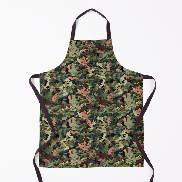 Item preview, Camo leaf design camouflage army greens designed and sold by CactusPan.