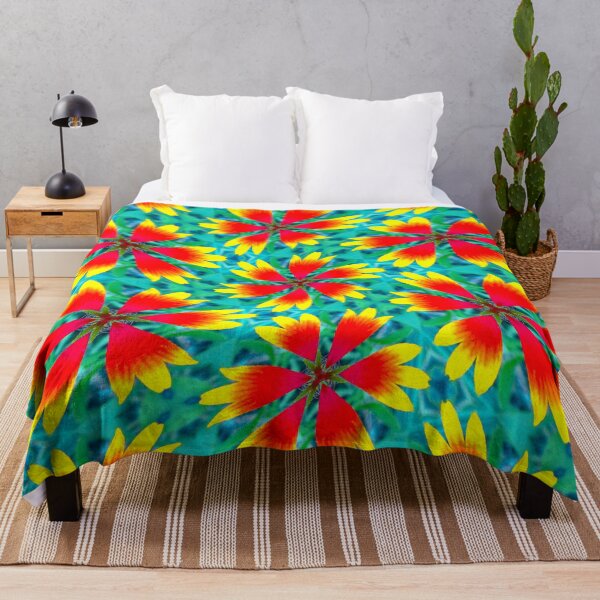 Item preview, Orange Yellow Flower Pattern designed and sold by Patternflower.