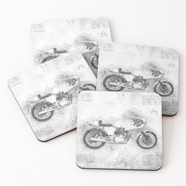 Item preview, Da Vinci Sketch Art Ducati900ss - Grunge designed and sold by Rayyanz.