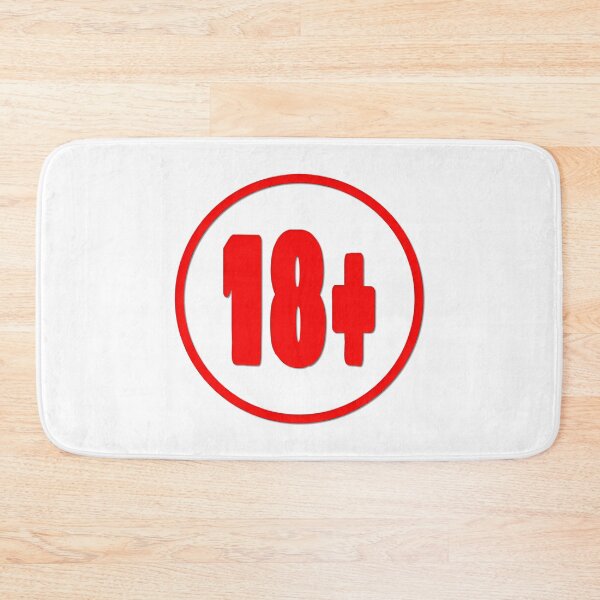 Item preview, 18+ RED COLOR TEXT designed and sold by PsychoLifestyle.